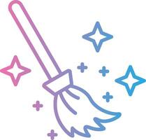 Magic Broom Coded UI Symbol vector