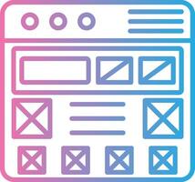 wireframe Sharp Line Mark vector