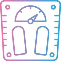 Weight Scale Interactive UI Design vector