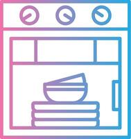 Cabinet Soft Outline Graphic vector
