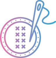 Cross Stitch Web Style Graphic vector