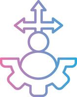 Decision Making Compact Web Symbol vector