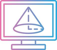 Elearning Minimal Art Object vector