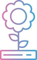 Flower Isometric Web Illustration vector