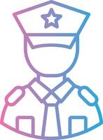 Guard Color Stroke Symbol vector