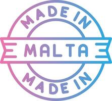 Made In Malta UI Badge vector