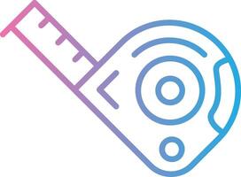 Measuring Tape Modern Tech Object vector