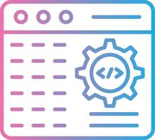 Programming Color Block Badge vector