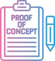 Proof Of Concept Solid Fill Symbol vector