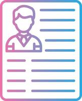 Resume Digital Tech Element vector