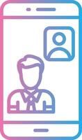 Call Flat Design Piece vector