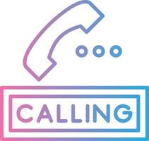 Calling Mobile App Illustration vector