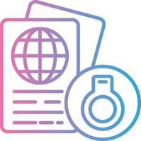 Deported Geometric Style Badge vector