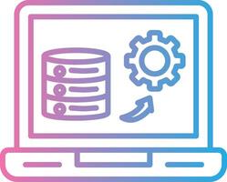 Laptop Digital Tech Element vector
