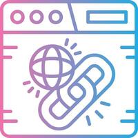 Link Elegant Flat Illustration vector
