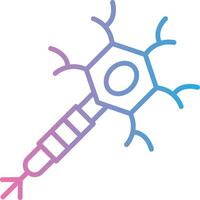 Nerve Cell Mobile App Illustration vector