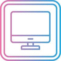 Monitor Vibrant Visual Object vector
