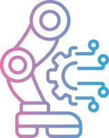 Robotic Legs Digital Tech Element vector