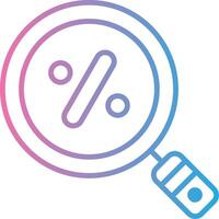 Search Interface Line Graphic vector