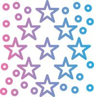 Stars Sharp Line Mark vector