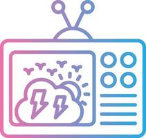Television Smooth UI Symbol vector
