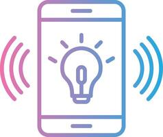 Telecommunication Responsive App Shape vector