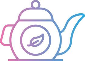 Teapot Futuristic UI Mark vector
