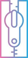 Zipper Modern Interface Badge vector