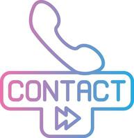 Contact Wireframe App Design vector