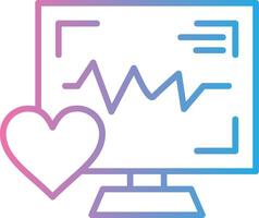EKG Interactive UI Design vector