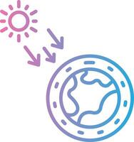 Ozone Layer Color Block Badge vector