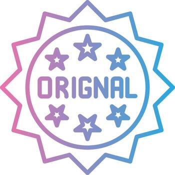 original agudo borde visual vector