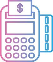 Pos Terminal Web Style Graphic vector