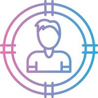 Target Audience Vibrant Visual Object vector