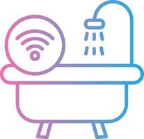 Bathtub User Interface Mark vector