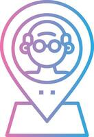 Call Center Outlined Frame Object vector