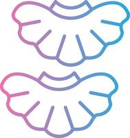 Collar Simplified Design Piece vector