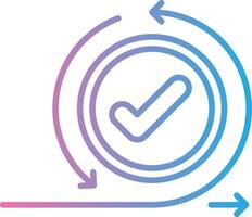 Iteration Digital Outline Piece vector