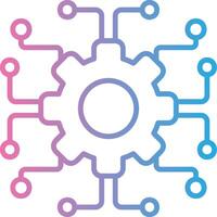 Networking Simplified Design Piece vector