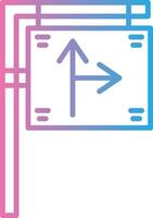 Trafic Sign Modern Tech Object vector