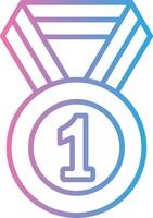 1st Prize Smooth UI Symbol vector