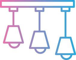 Chandelier Clean Sketch Form vector