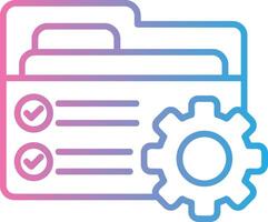 Folder Management Clean Digital Design vector