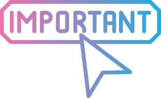 Important Minimal Art Object vector