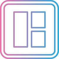 Layout High Contrast Badge vector