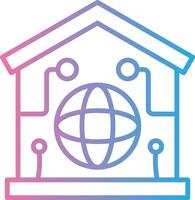 Smart Home User Friendly Drawing vector