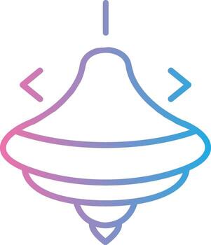 Spinning Top App Based UI Graphic vector