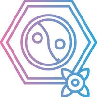 Yin Yang UX Focused Shape vector