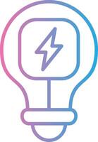 Bulb Flat Design Piece vector