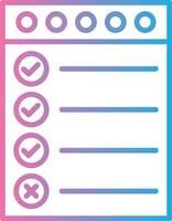 Checklist Modern Tech Object vector